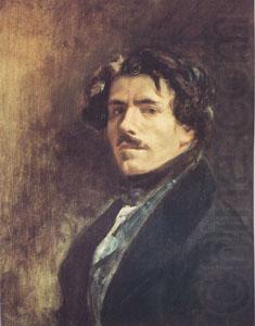 Eugene Delacroix Portrait of the Artist (mk05) china oil painting image